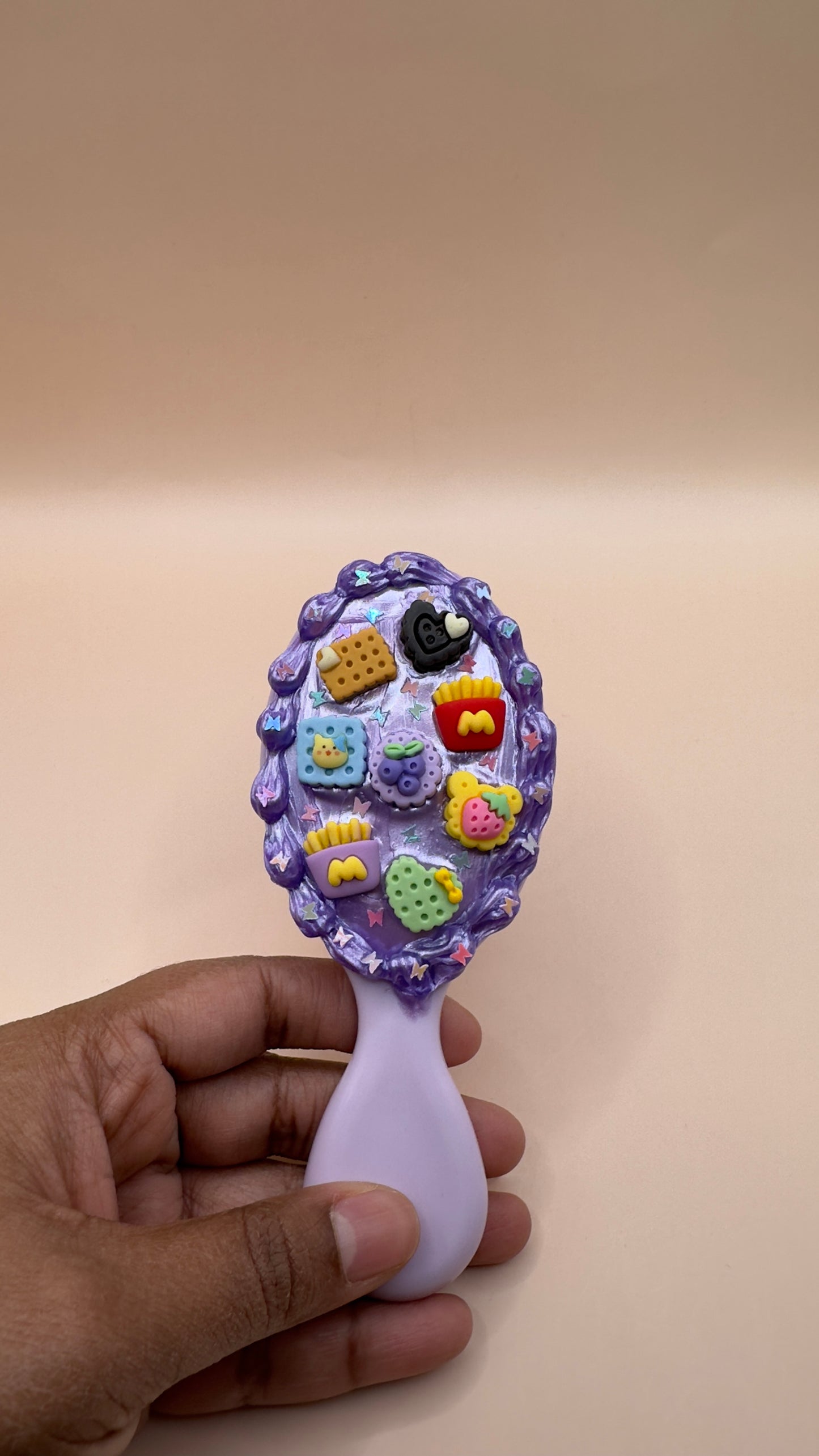 Decoden Hair Brush - Purple Foodie