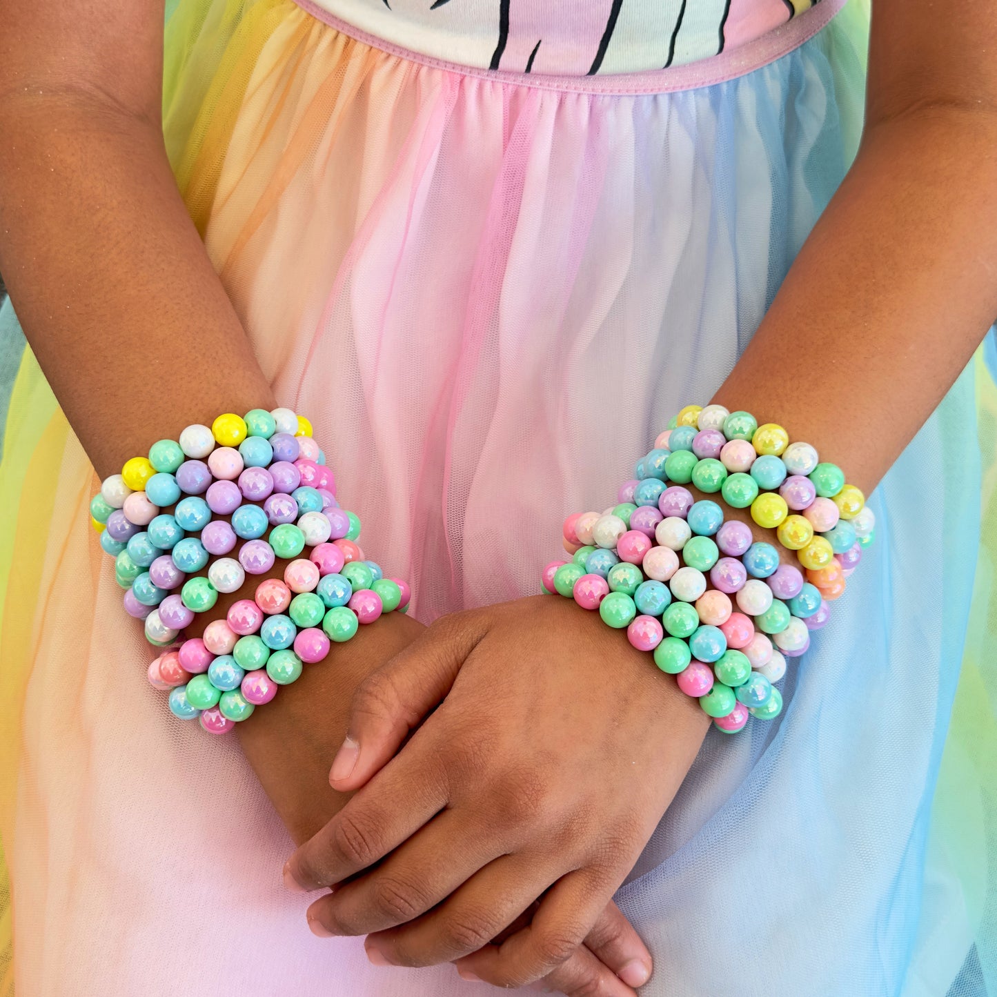 Jumbo bead bracelets