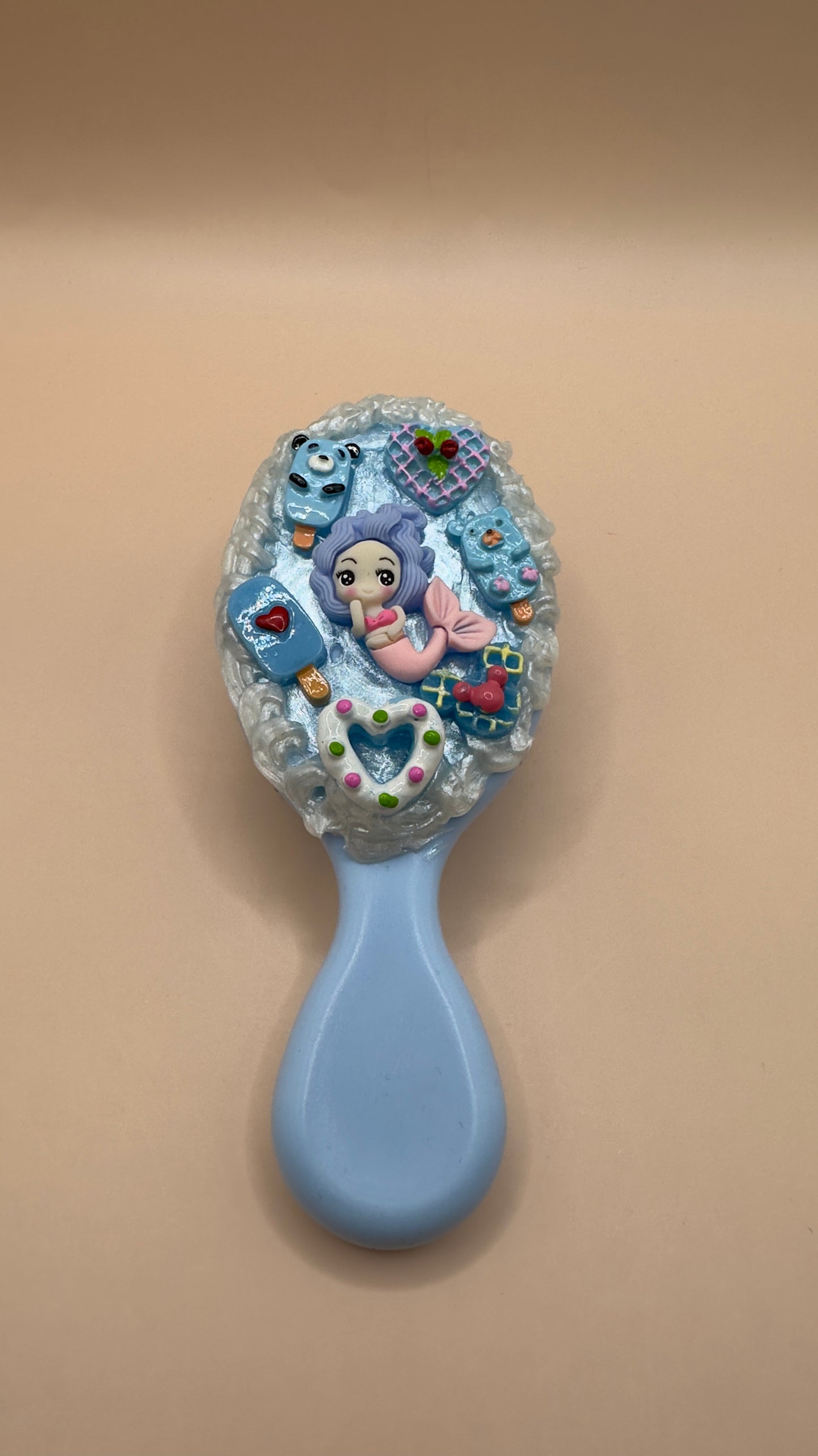 Decoden Hair Brush - Blue Mermaid