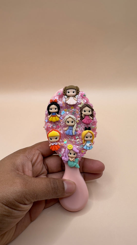 Decoden Hair Brush - Princesses