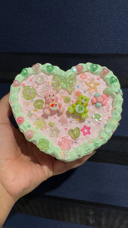 Decoden jewellery box - Bears