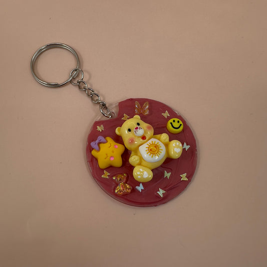 Yellow Bear decoden keychain