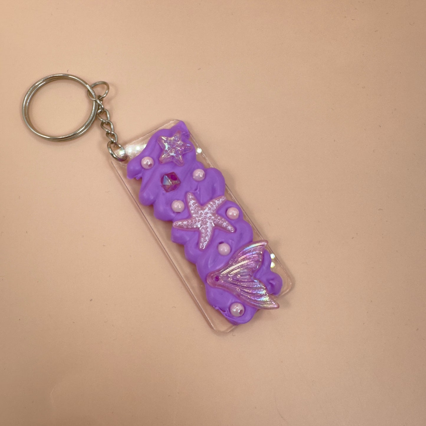 Purple Under Sea decoden keychain