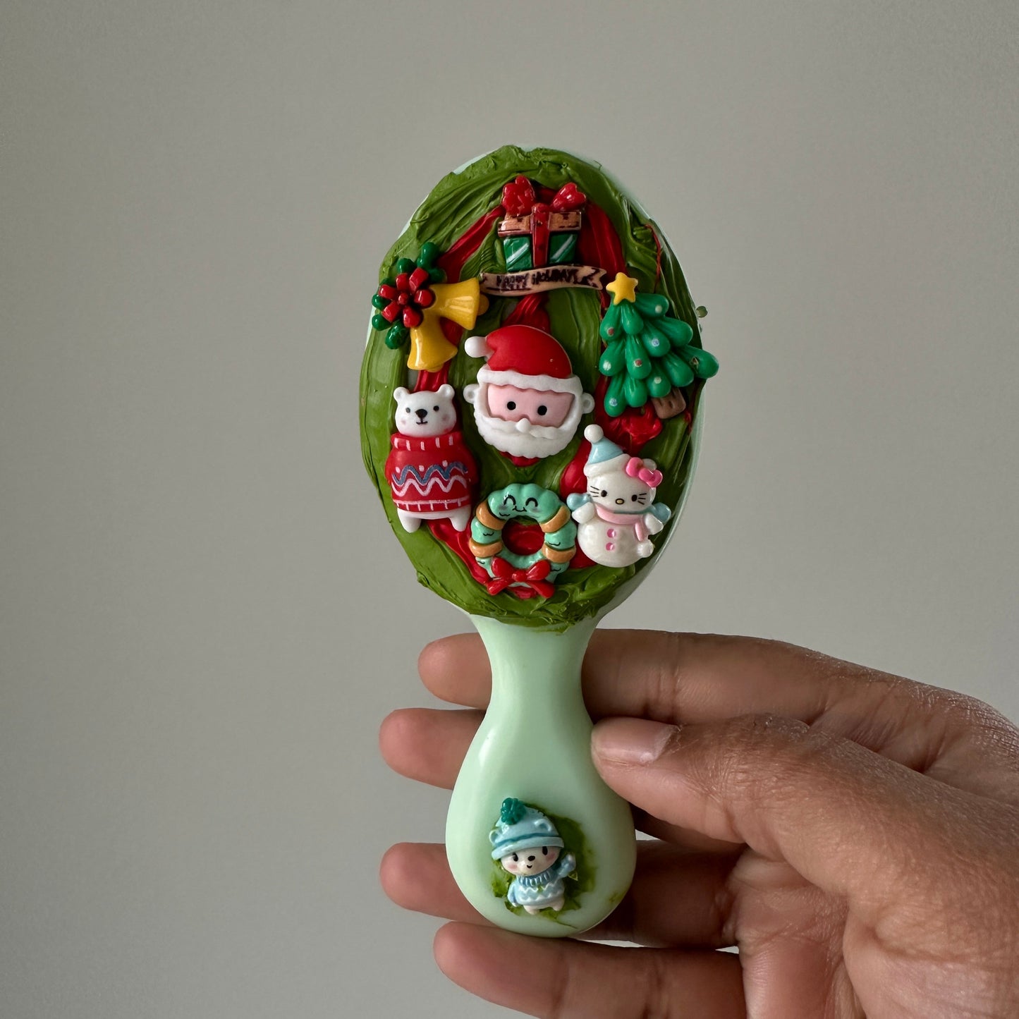 Decoden Hair Brush - Christmas Special