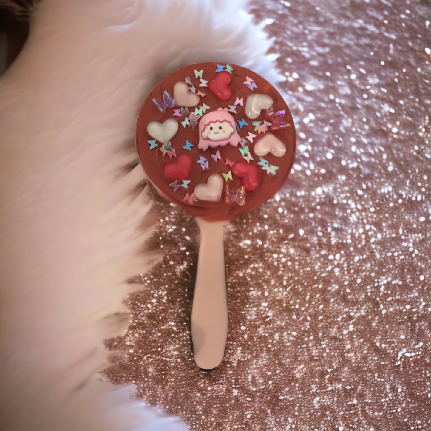 Decoden Small Hand Mirror - Red